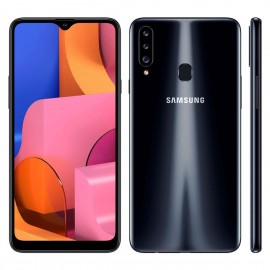 Smartphone Samsung Galaxy A20s - Preto 32 GB + Carto de Memria 32 GB