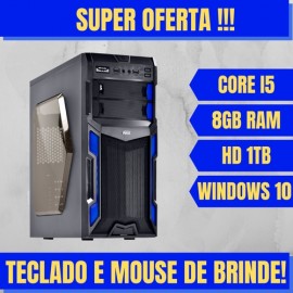Desktop Montado - Core i5 - 8gb Ram - Hd 1tb - Wifi - Windows 10.