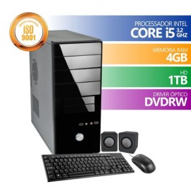 Computador Premium Brazil Intel Core I5 3.20Ghz 4gb Ddr3 HD 1Tb DVDRW + KIT