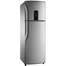 Geladeira/refrigerador Panasonic Frost Free 2 Portas Nr-bt40b 387 Litros Ao Escovado