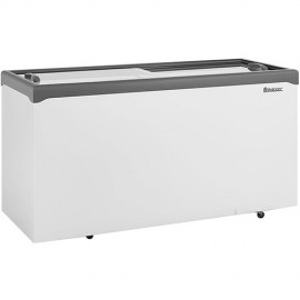 Refrigerador/Freezer Horizontal Expositor Gelopar GHDE-510 Branco 534L com Dupla Ao e Vidro Deslizante 