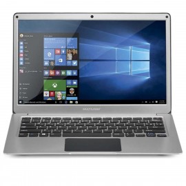Notebook Multilaser 13.3 Pol 4GB 64GB (32+32SD) Windows 10 Dual Core Prata - PC222 PC222