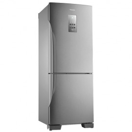 Geladeira/refrigerador Panasonic Frost Free 2 Portas Nr-bb53 425 Litros Tecnologia Inverter Ao Escovado