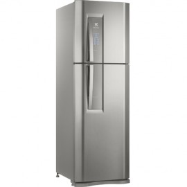 Geladeira/Refrigerador Electrolux Duplex 2 Portas DF44S Frost Free Top Freezer 402 litros - Inox